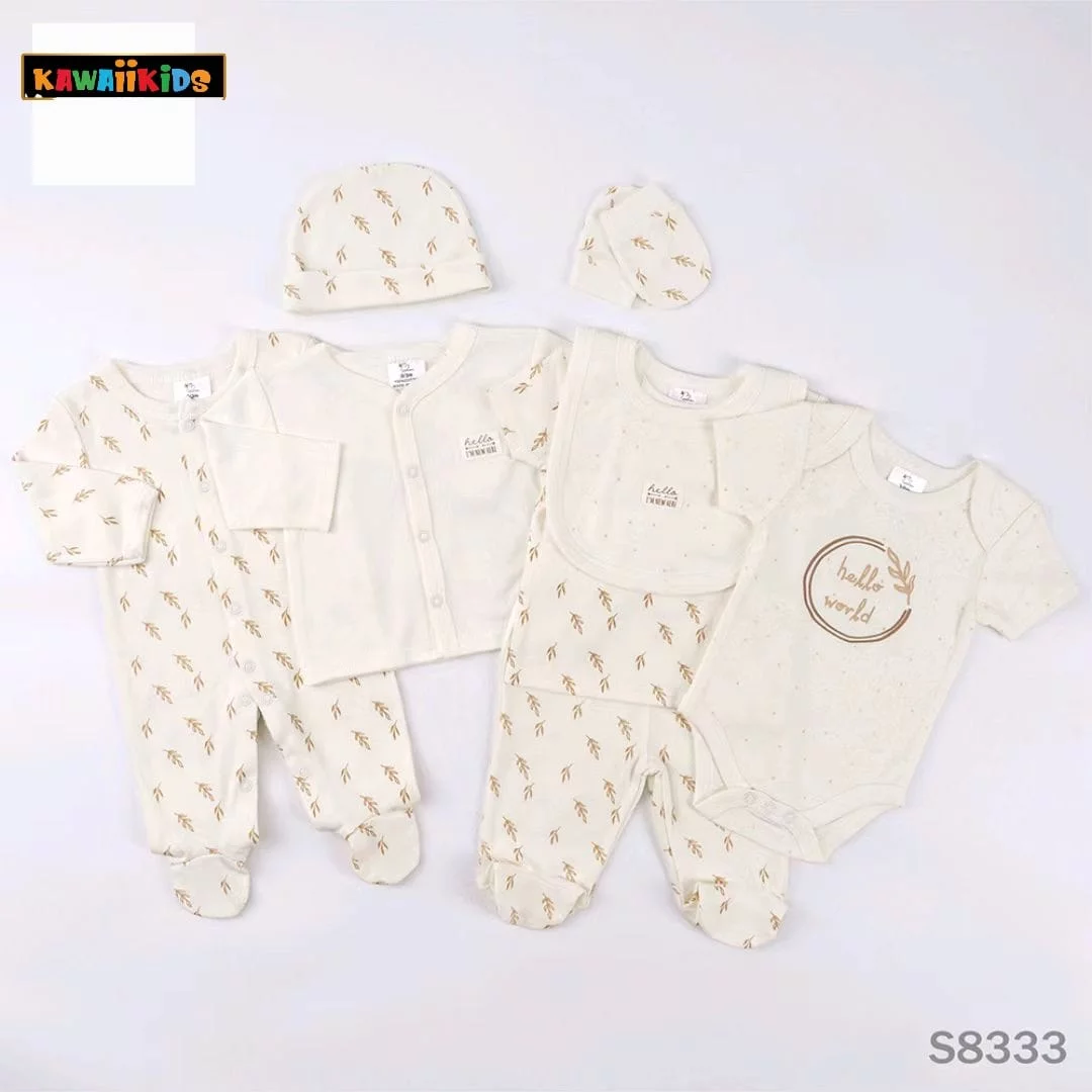 Kit naissance 8 pièces « hello world » S8333