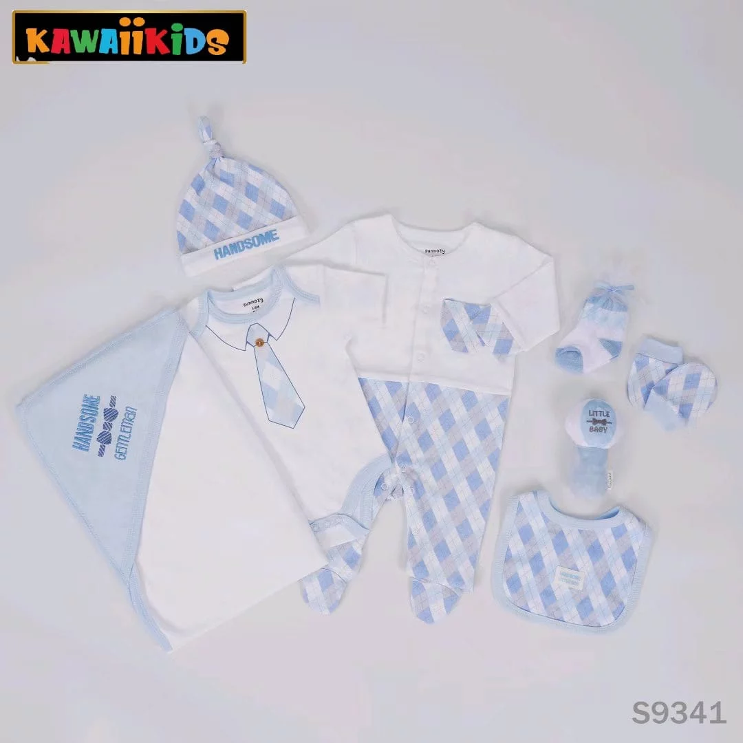 Kit de naissance 8 pièces avec couverture S9341