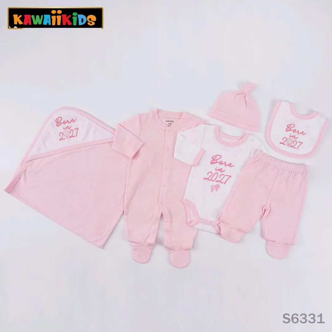 Kit de naissance 6 pièces « born in 2027 » S6331