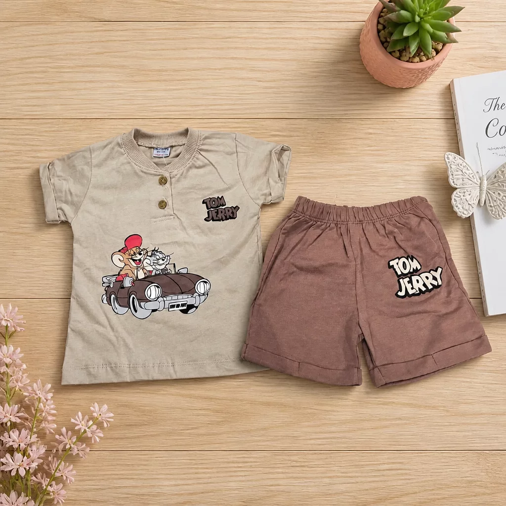 Ensemble short & tee-shirt tom&jerry