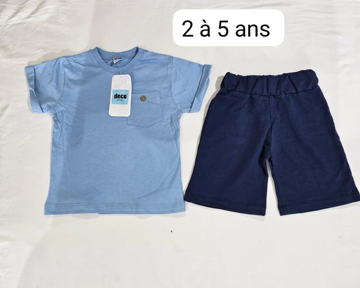 Ensemble short & tee-shirt uni